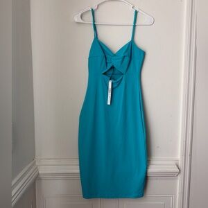 Susana Monaco Turquoise Midi Dress